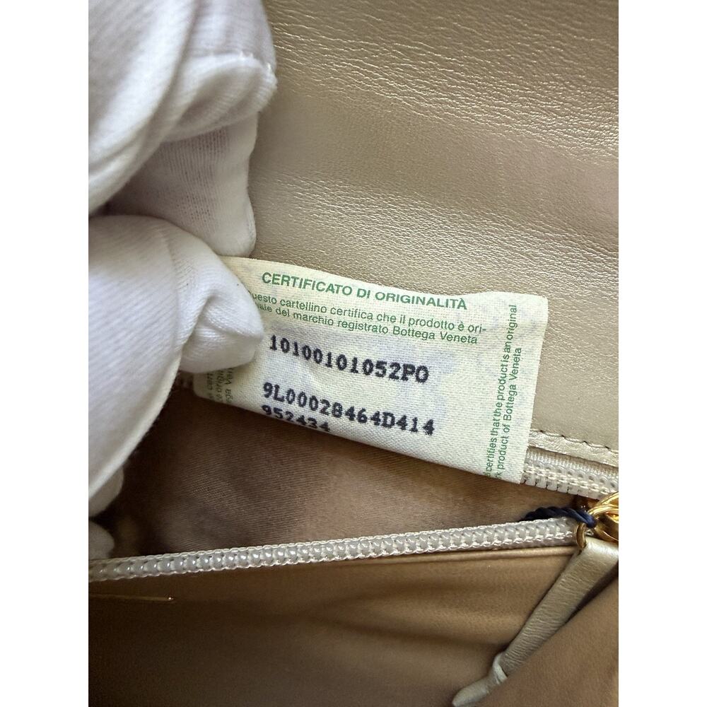 Bottega Veneta Rare‎ Vintage Intrecciato Top Handle Kelly Handbag Off White - Picture 13 of 16